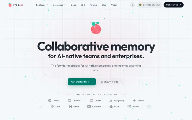 Collaborative context-sharing memory platform for agents and teams
