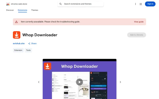 Whop Downloader – Bulk save videos from Whop in one click