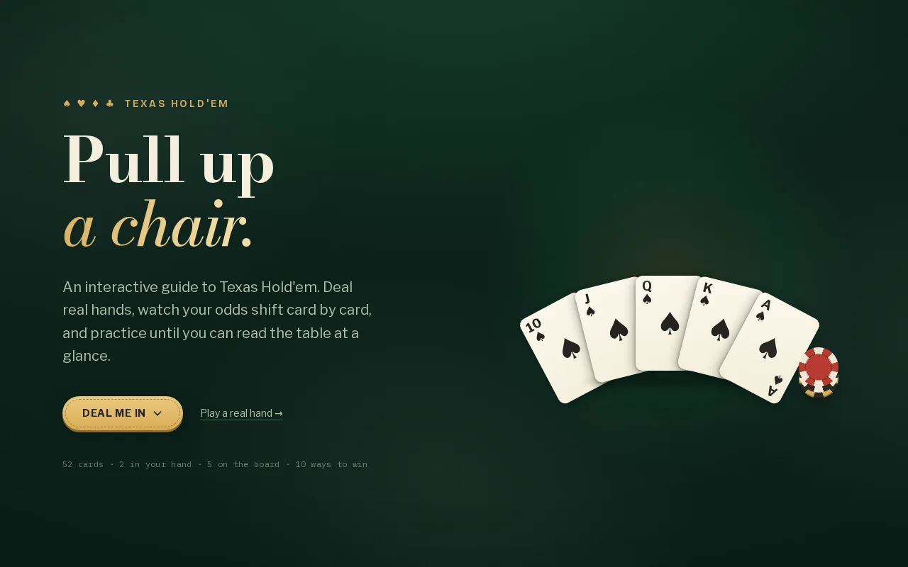 An Interactive Guide to Poker
