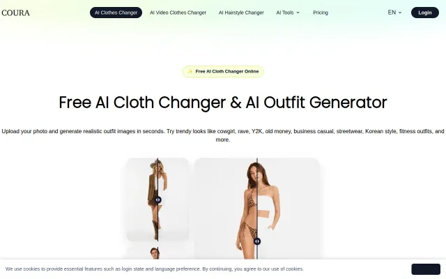 Coura AI – AI clothes changer for realistic outfit photos