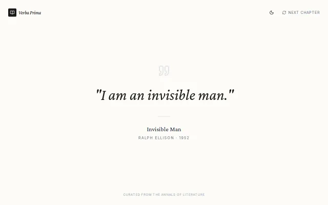 Opening lines of famous literary works