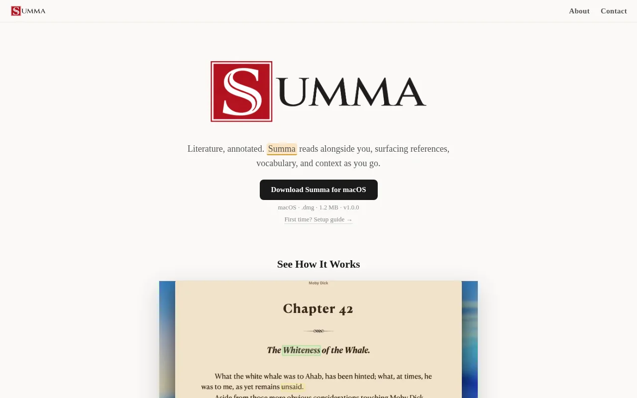 Summa, a tool that annotates over whatever you're reading