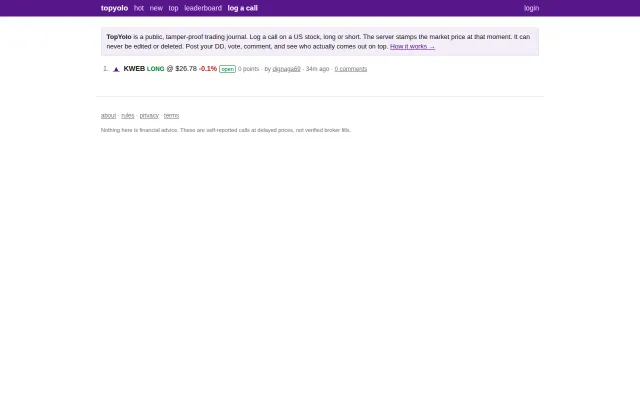I made a Strava for logging degen trades on WSB