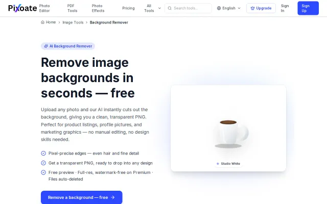 Unlimited Remove Background and AI Uplscale Image and Pdf Tool Kit