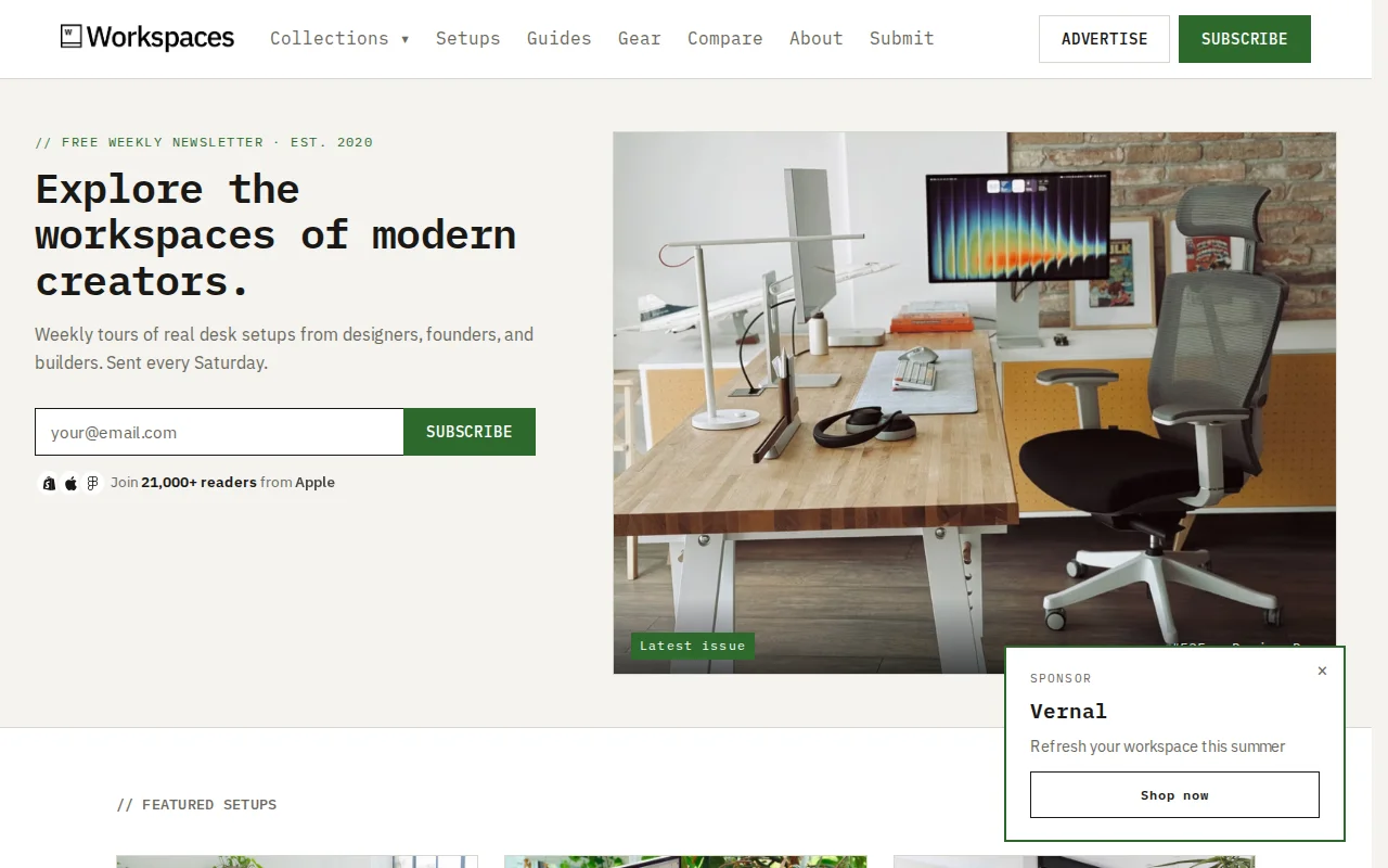 Explore the Workspaces of Modern Creators