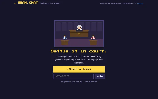 Argument duello game with your friend – AI judge decides who's right