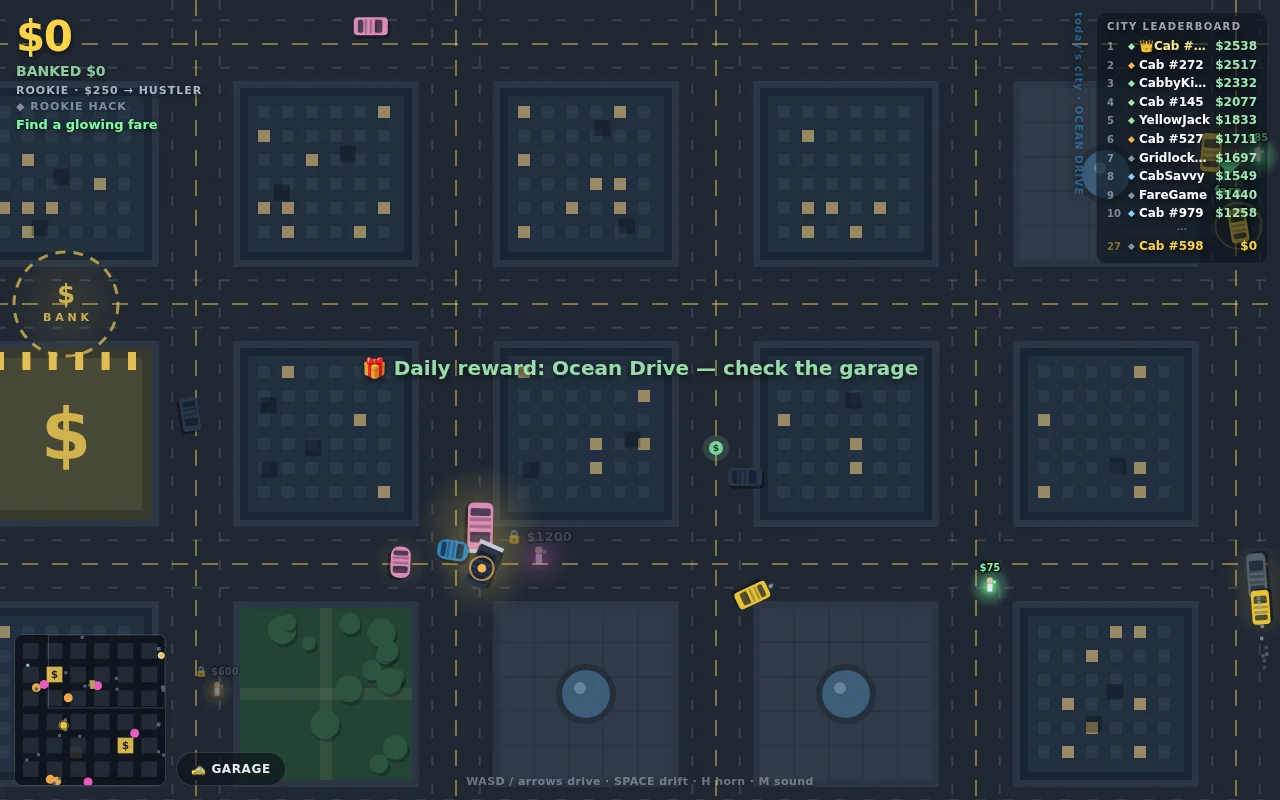WrumWrum – a multiplayer taxi game where you RAM rivals to steal fares