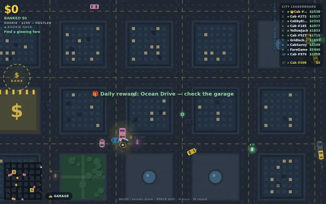 WrumWrum – a multiplayer taxi game where you RAM rivals to steal fares