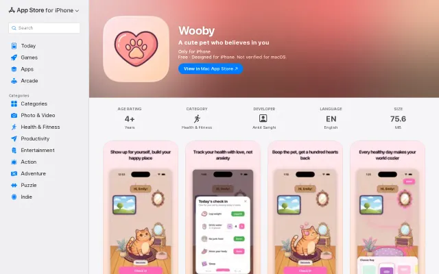 I made a cute weight tracking app where you can raise a pet