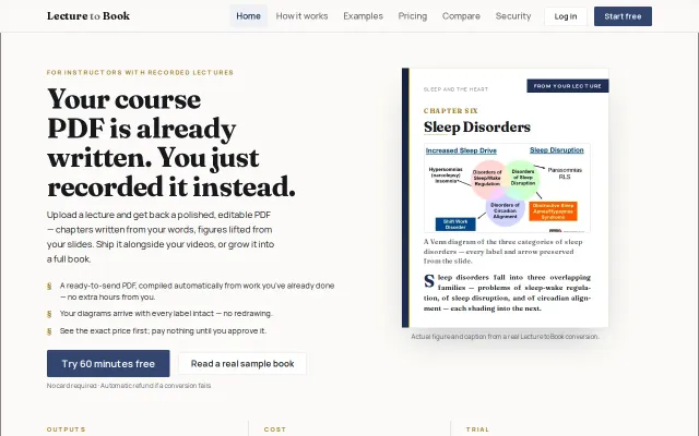 LectureToBook – Turn Videos into a PDF/ePub