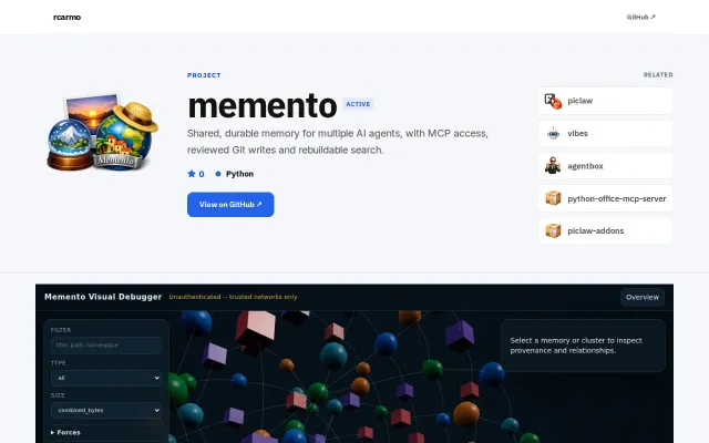 Memento, Shared Agentic Memory