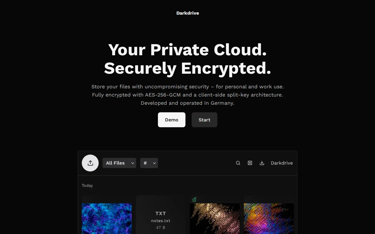 Darkdrive now open source (AGPLv3)