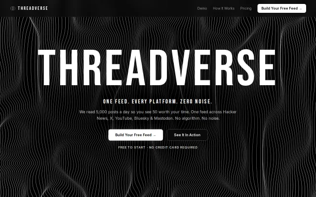 See what's happening accross the social web before it goes viral