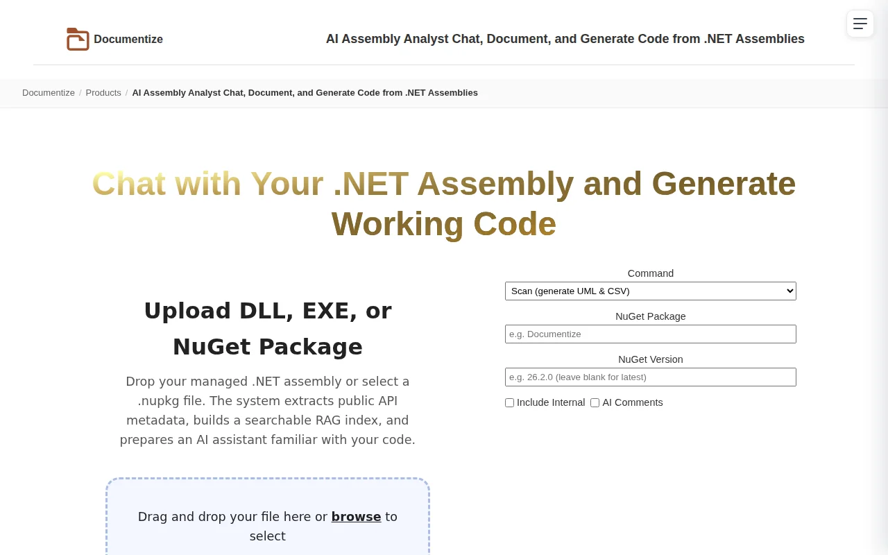 Assembly Chat – Chat with Any .NET