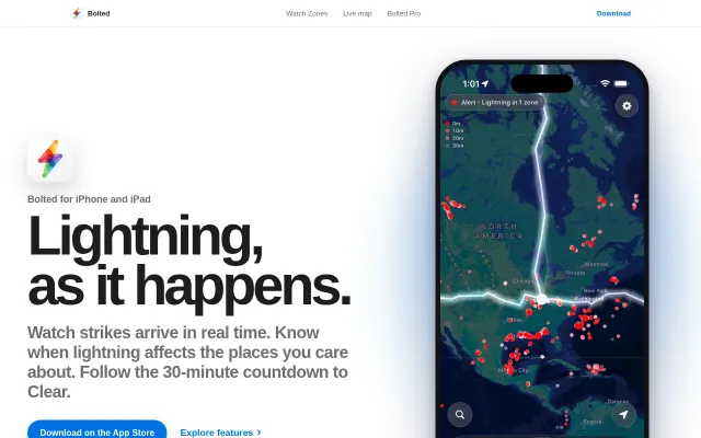 Bolted – Visualizing real-time lightning strikes with MetalKit