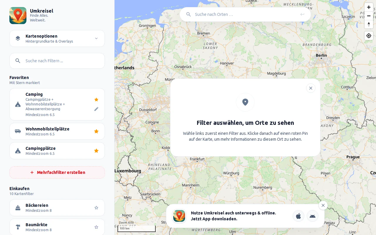 A map platform where every category is just a filter