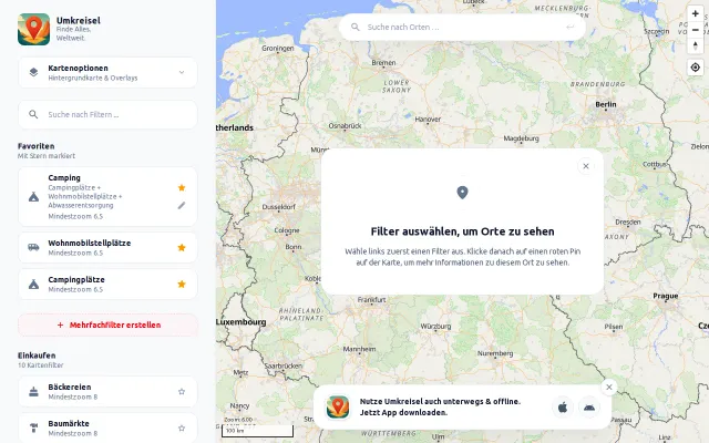 A map platform where every category is just a filter