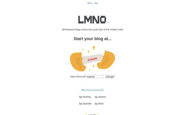 LMNO.lol – An entire blog in a single Markdown file