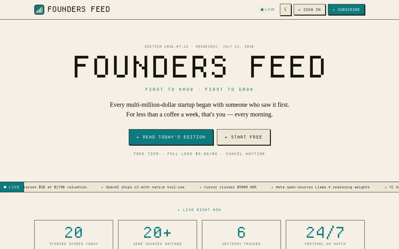 Founders Feed