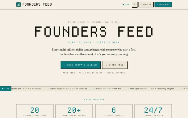 Founders Feed