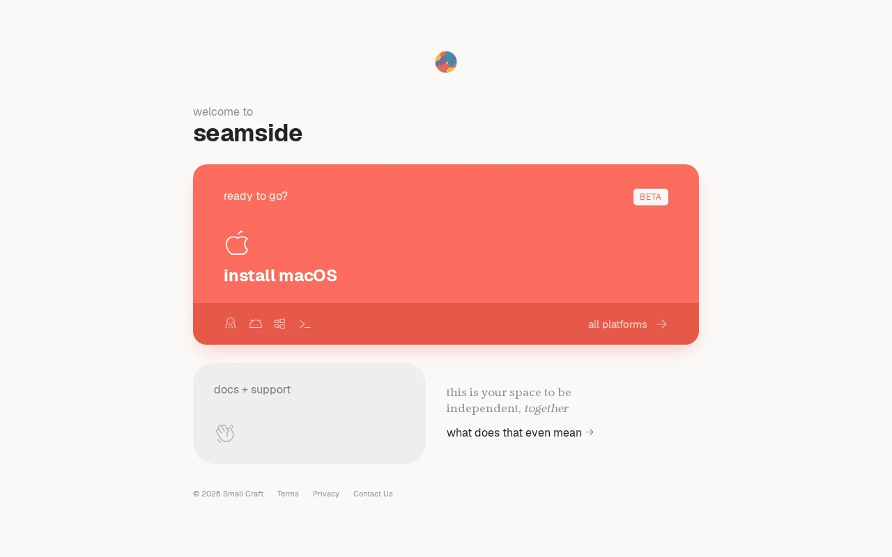 Seamside – collaborative workspaces that live entirely on your devices