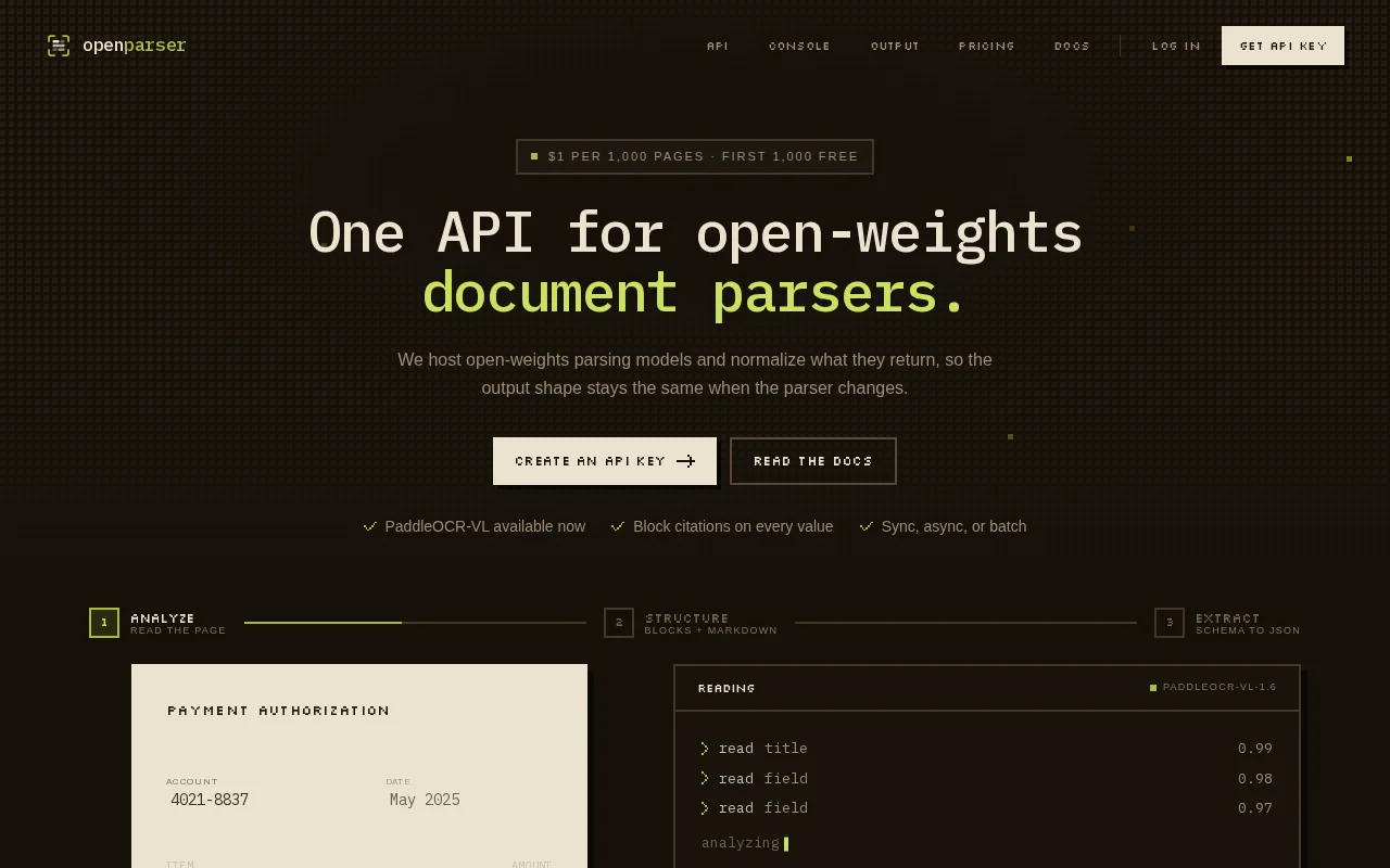 Hosted PaddleOCR-VL-1.6 API