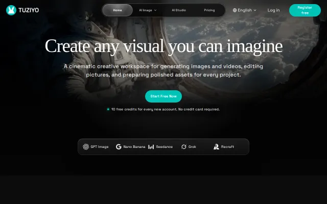 Tuziyo – Compare multiple AI image models in one studio