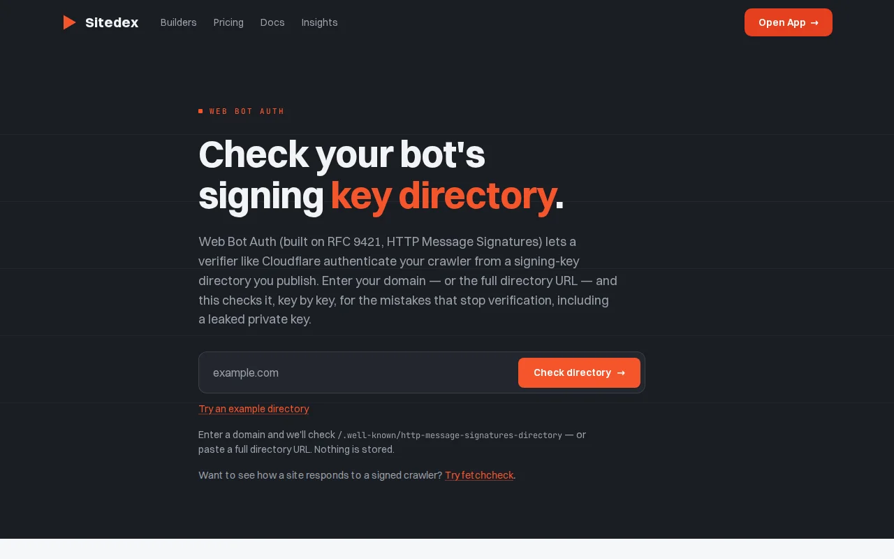 Tool to validate your HTTP-message-signatures-directory