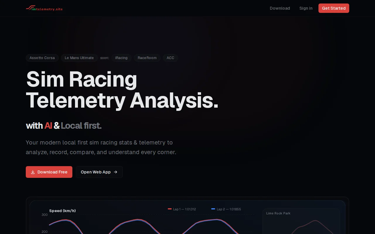 SimTelemetry – SIM Racing Telemetry and Analysis