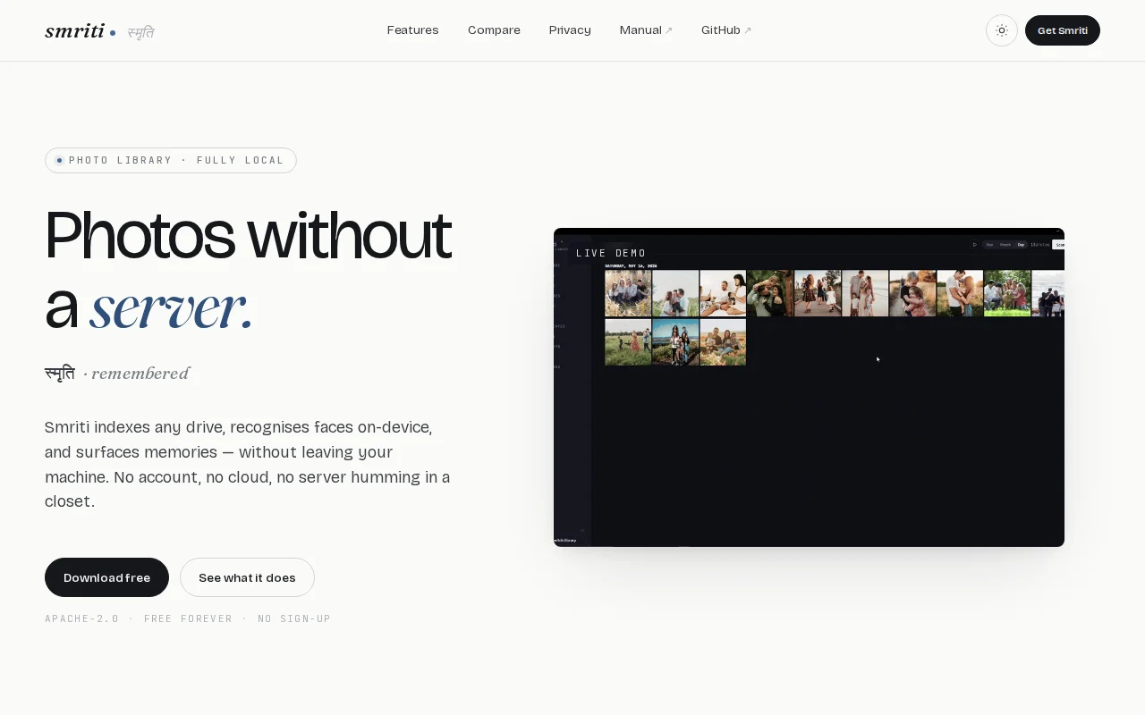 Smriti: Your Photos, Your Memories