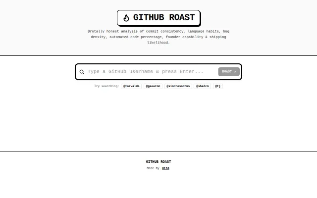 I built an AI that roasts GitHub profiles