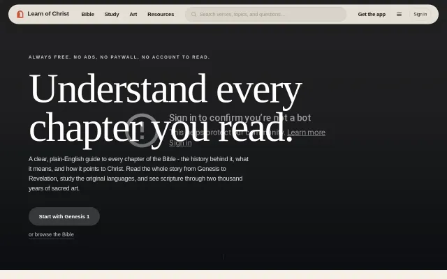 Free Bible study that explains every chapter you read