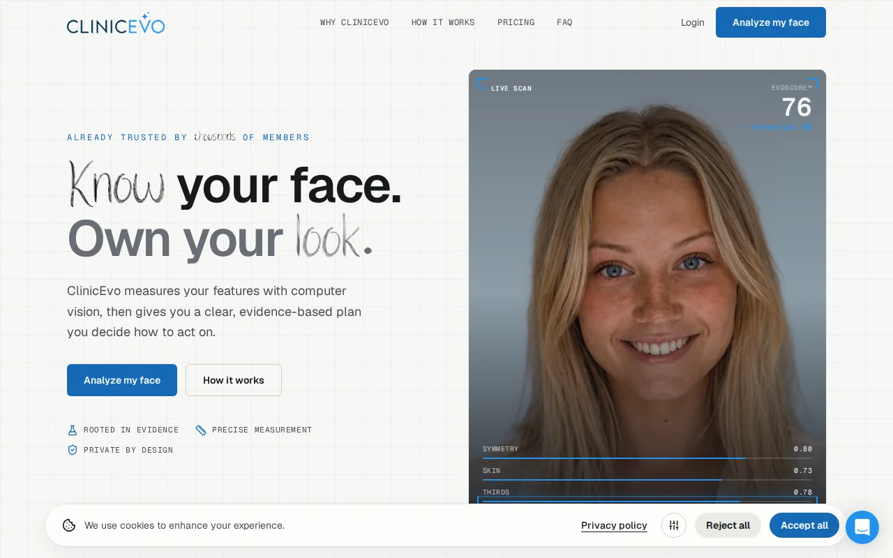 ClinicEvo – Know your face. Own your look