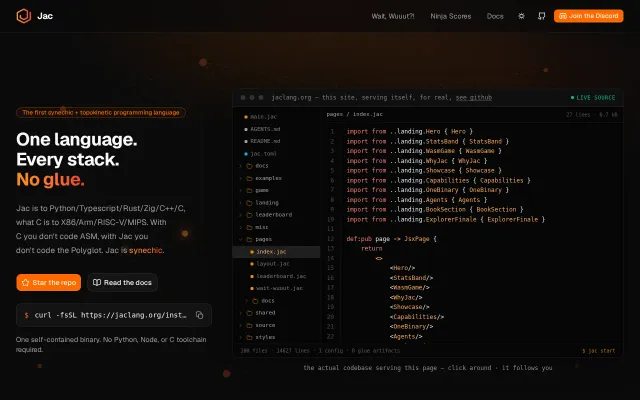 The Jac Programming Language