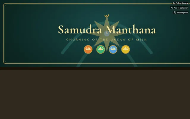 A board game with opponents trained by self-play