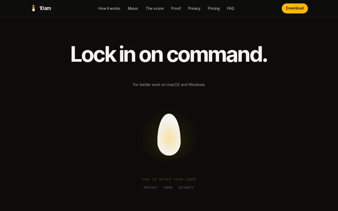 10am: audiovisual neural stimulation built into your desktop