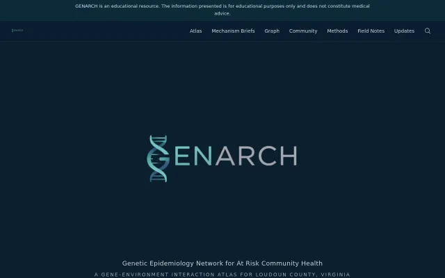 I built an atlas linking genes, exposure, and disease by US county