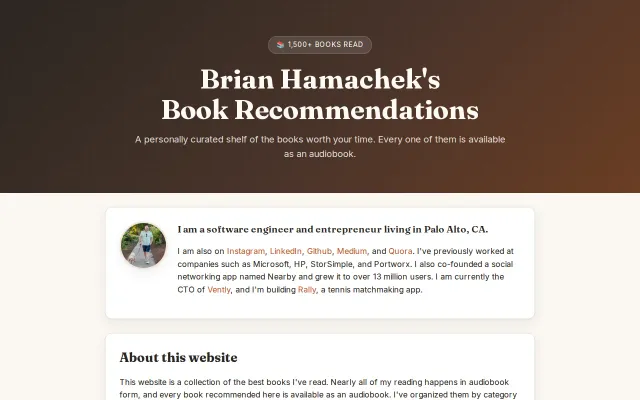 My recommendations after reading 1,500 books
