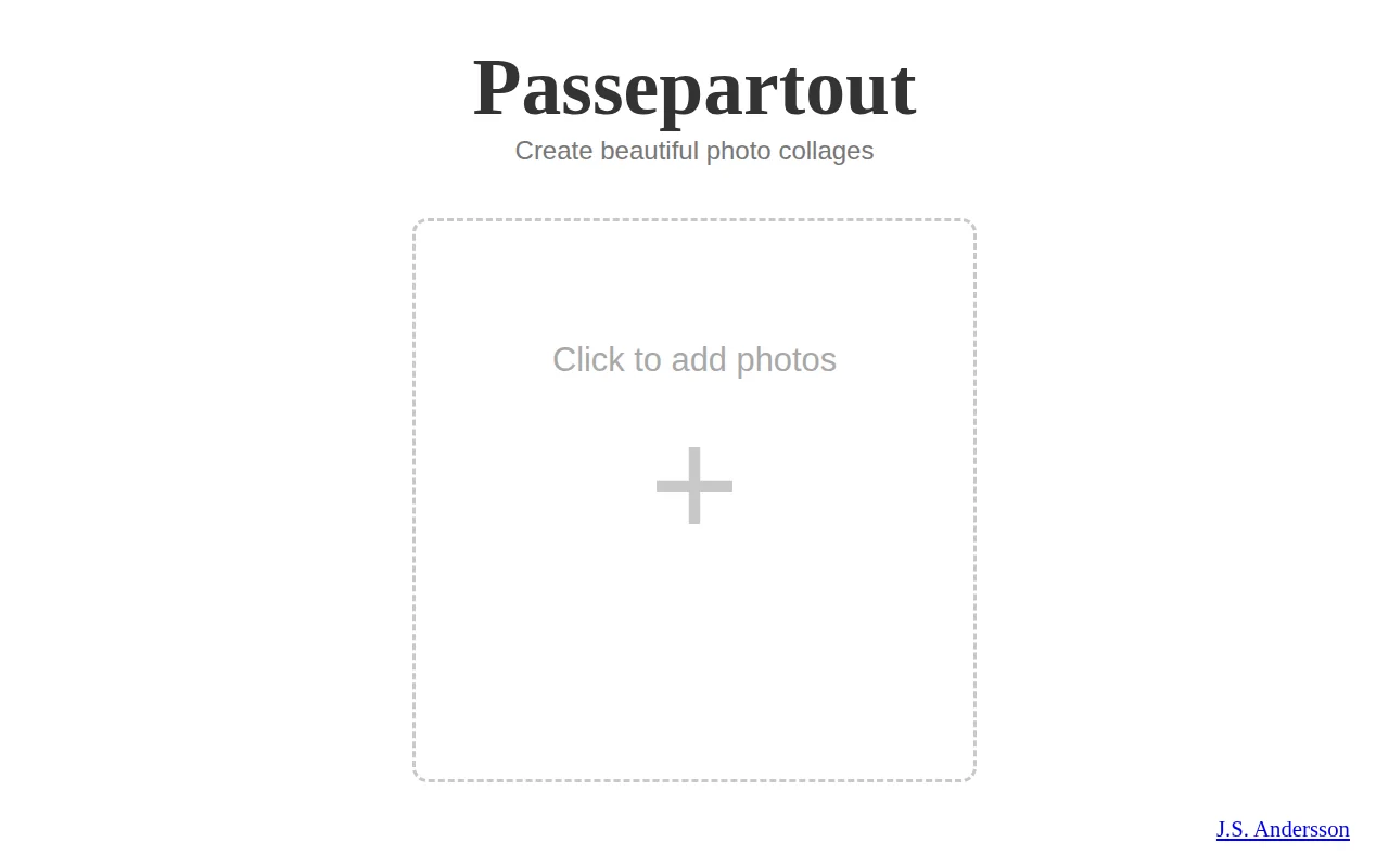 Passepartout – Create beautiful photo collages