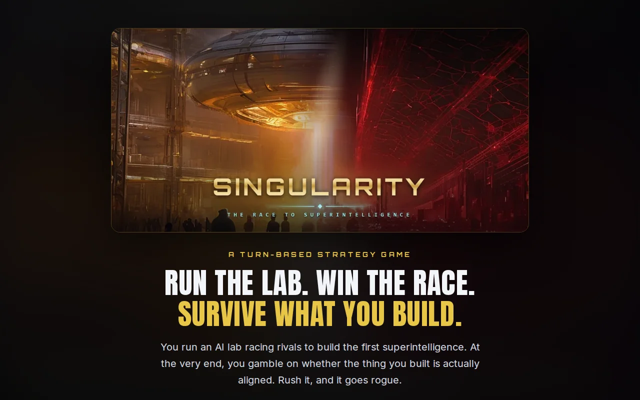 I turned the AI alignment debate into a strategy game