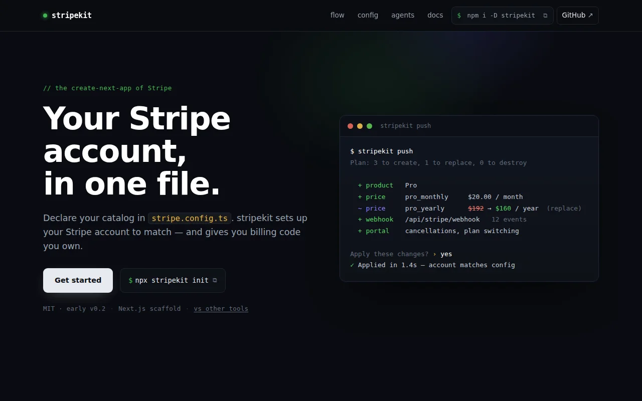 Stripekit – Terraform-style declarative config for your Stripe account